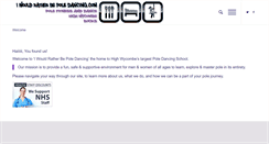 Desktop Screenshot of iwouldratherbepoledancing.com